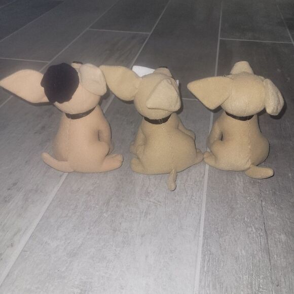 Taco Bell Plush Chihuahua Dogs 6" Tall Clean Official Product - Picture 3 of 3